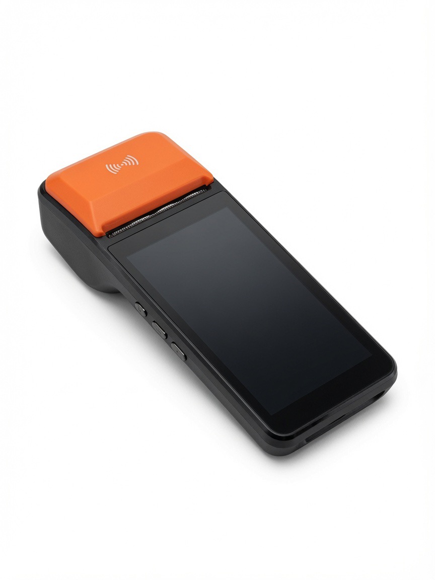 Mobiles Bestell- und Bezahlterminal mit integriertem Bondrucker